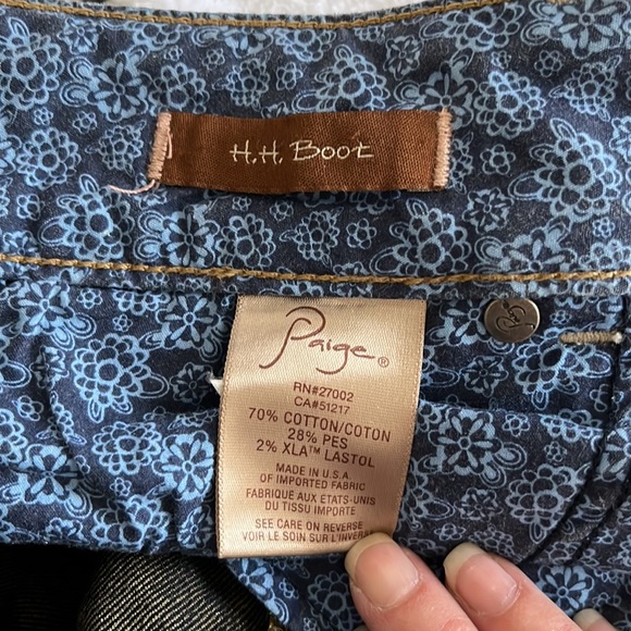 NWOT Paige Hidden Hills Bootcut Jeans - Picture 8 of 11